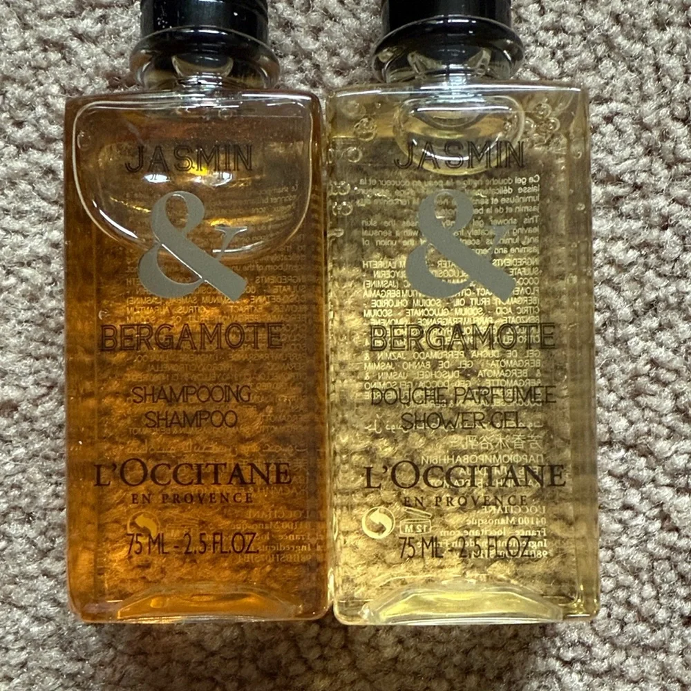 L'OCCITANE Lavender and Jasmine-Bergomote Bath Collection Travel Size